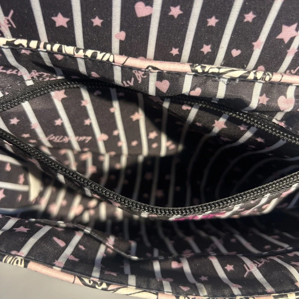 Luv Betsy by Betsy Johnson butterfly pink crossbody black white